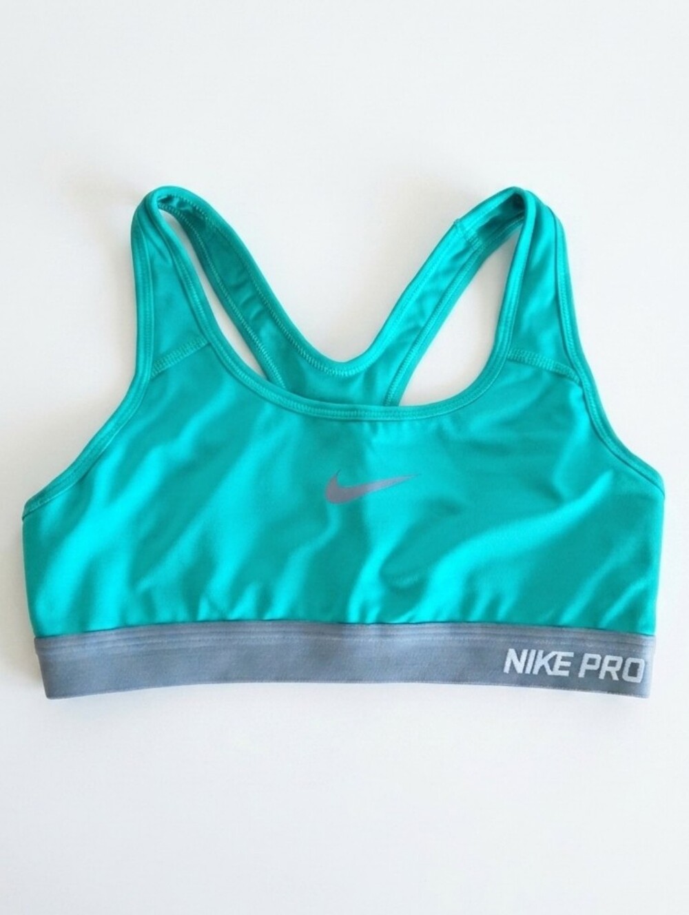 Nike Pro Dri-Fit Sports Bra Teal Green Size Small